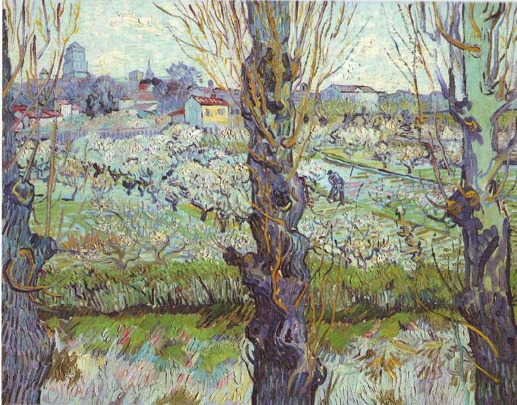 Vincent Van Gogh View of Arles oil painting image